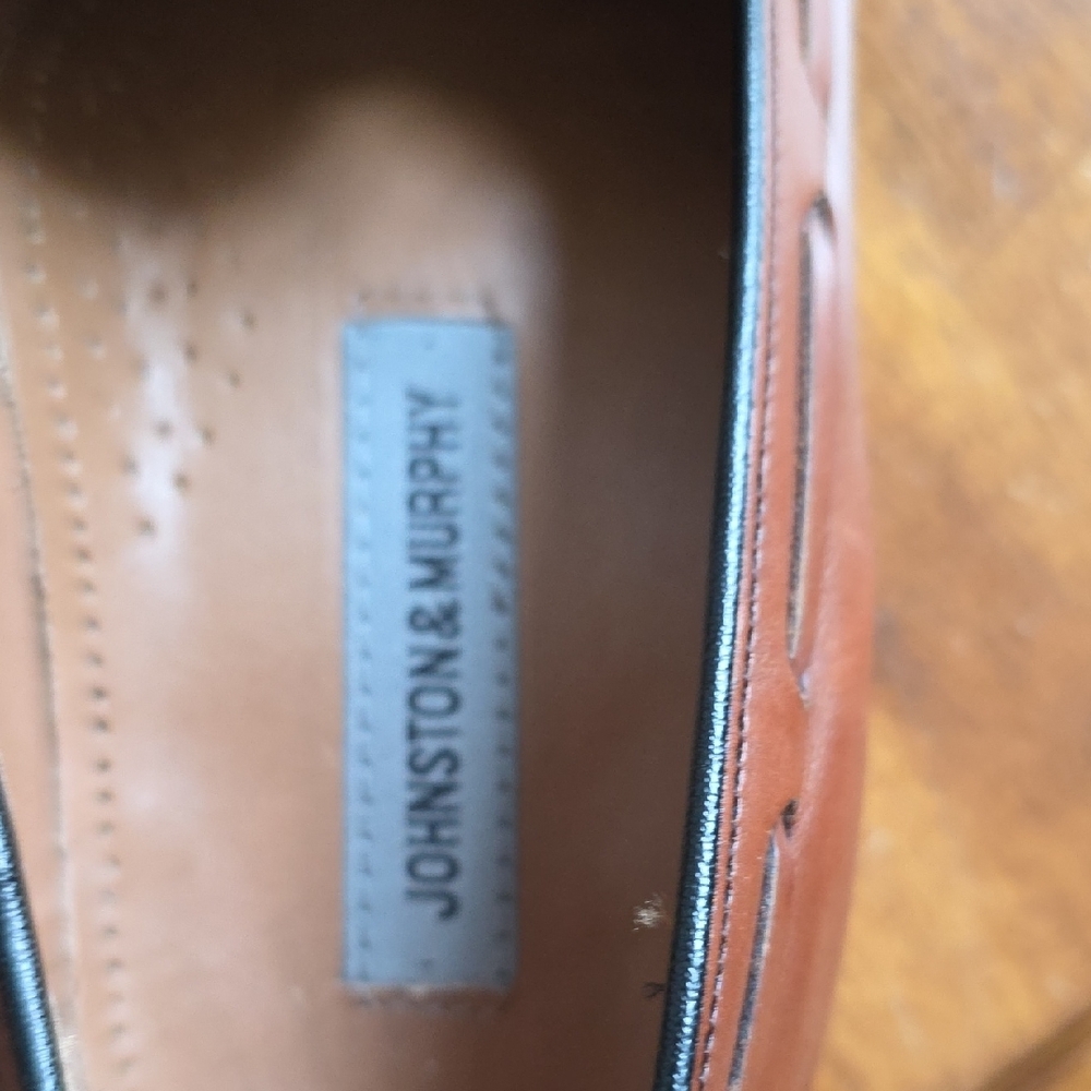 Johnston & Murphy Tan Tassel Leather Loafers - Picture 8 of 9